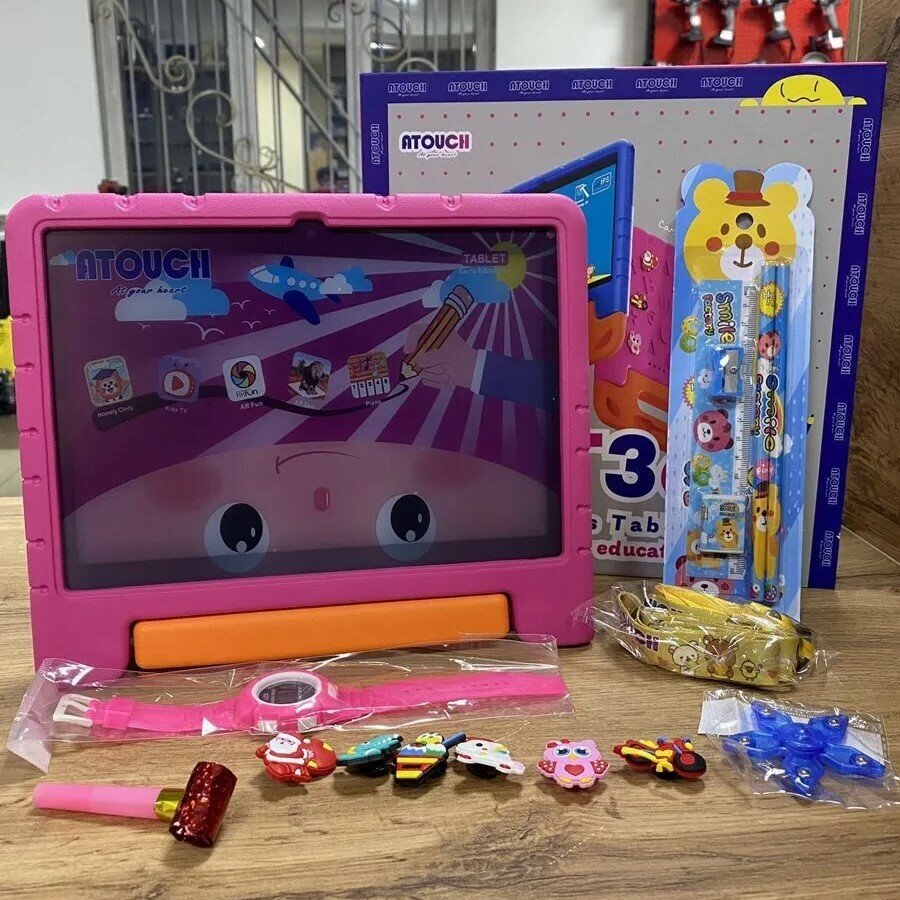 Планшет детский ATOUCH KT36 5g с. геймпадом и подарками 6/256гб розовый