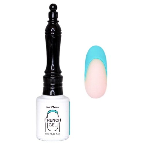 Гель- краска для френча French Gel 07, 8 мл (голубой)