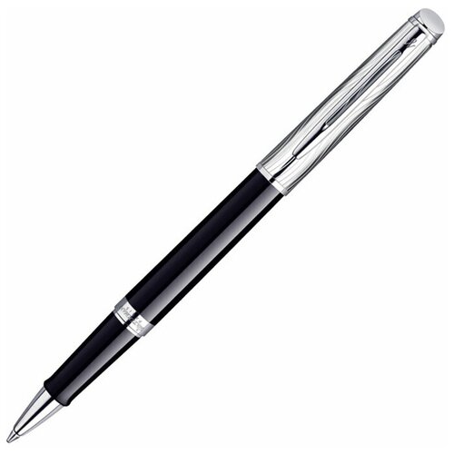 Роллерная ручка Waterman Hemisphere Black CT S0921130 (серебристо-черная)