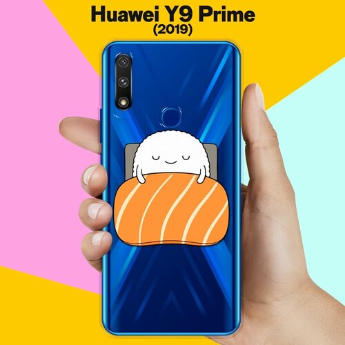 Силиконовый чехол Суши засыпает на Huawei Y9 Prime (2019) силиконовый чехол суши засыпает на huawei y6 prime 2018