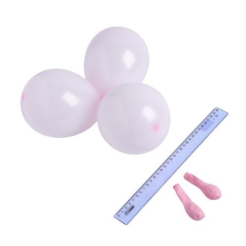 фото Шар латексный 5" "макарун", набор 100 шт, цвет розовый 4986435 leti