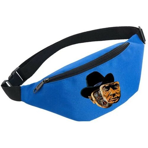 фото Сумка поясная noname, голубой