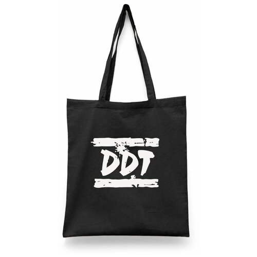 фото Сумка-шоппер унисекс каждому своё "ддт/юрий шевчук/ссср" черная