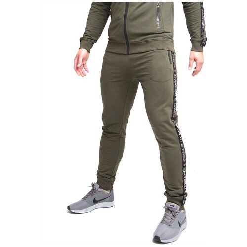 Брюки спортивные джоггеры Великоросс, размер 54, зеленый брюки джоггеры ivcapriz размер 54 зеленый
