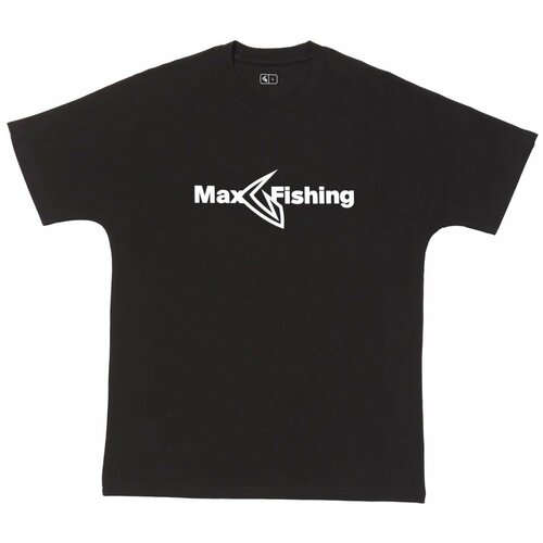 Футболка MaxFishing, размер 50, черный