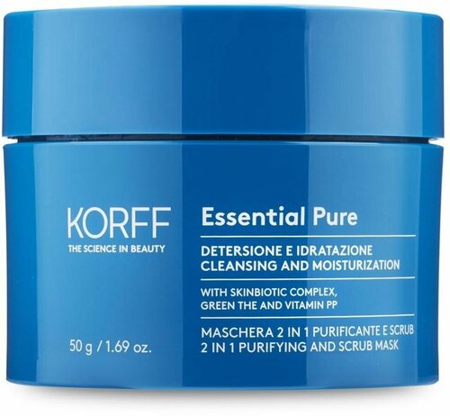 KORFF Отшелушивающая и увлажняющая маска для лица Essential Peel Micropeeling Mask