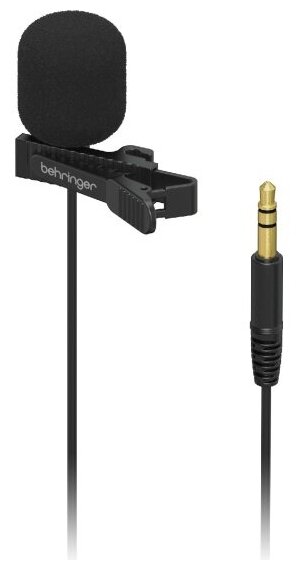 Микрофон Behringer BC LAV GO конденсаторный, петличный, черный