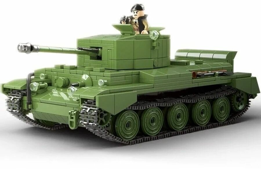 Конструктор военный "Средний танк Кромвель, A27M", 883 д.