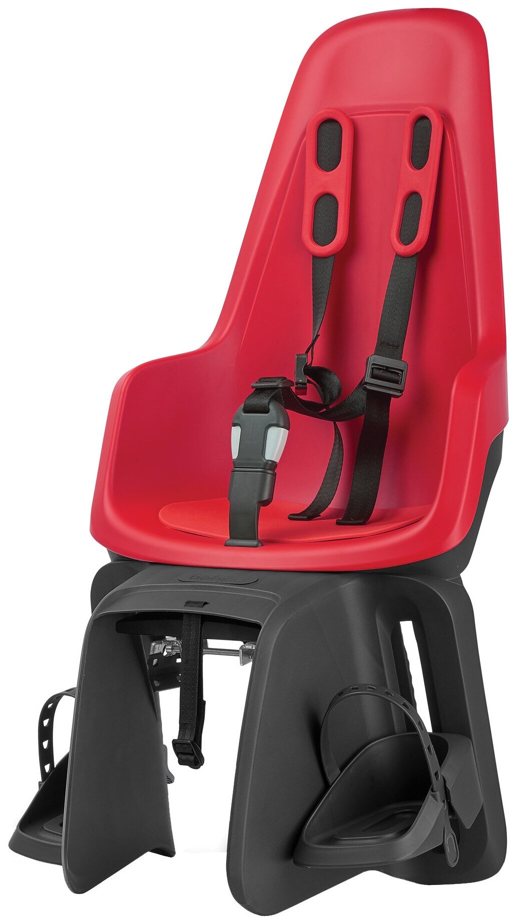 Детское велокресло на багажник Bobike ONE Maxi Carrier Strawberry Red