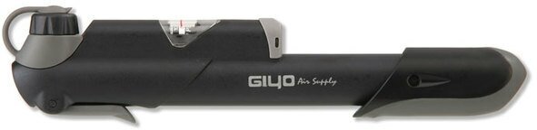 Насос с манометром Giyo GP-41D до 80psi(55атм) универсальный захват А/V F/V. ниппель черный