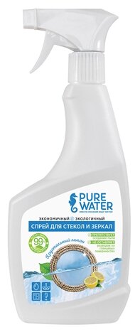 Хрустальный лимон для мытья стёкол и зеркал PURE WATER