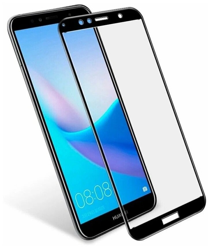 Защитное стекло для Huawei Honor 7X черное