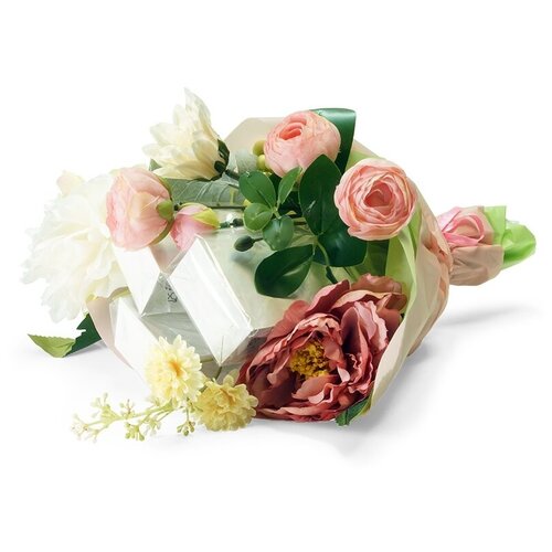 фото Чайный набор чайный букет рчк "нежные пионы" (60гр./3шт.) чай листовой подарочный русская чайная компания