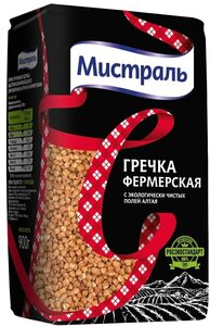 Крупа Мистраль Гречневая Фермерская 900г