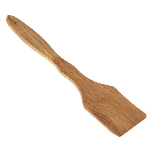 Лопатка для тефлона загнутая - тип2 (бук) кпр018