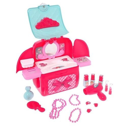 фото Детский игровой набор рюкзак косметики для девочек xiong cheng, 008-963a beauty angel set