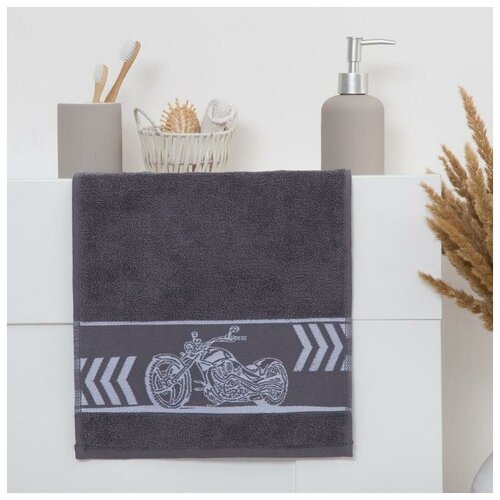 фото Полотенце махровое "самому брутальному" 30х70 см 100% хлопок, 370гр/м2 6478709 этель