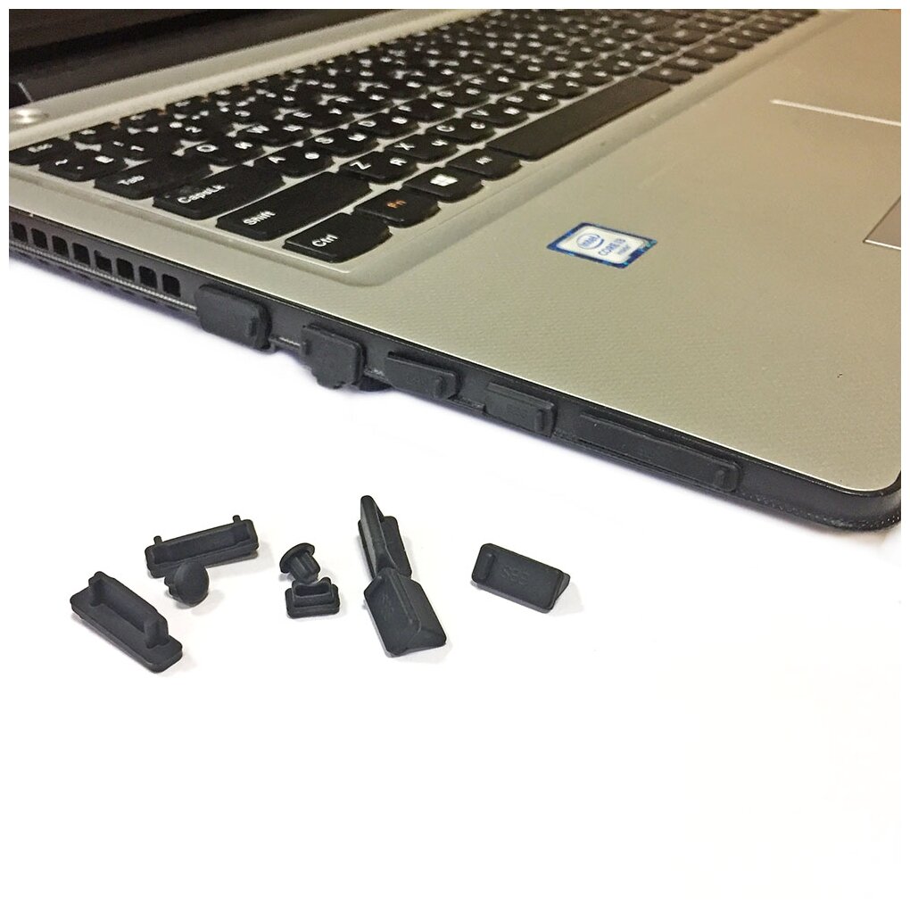 Espada IEEE1394 Заглушки для портов USB/VGA/HDMI/Audio/SD/eSata/RJ45 Black