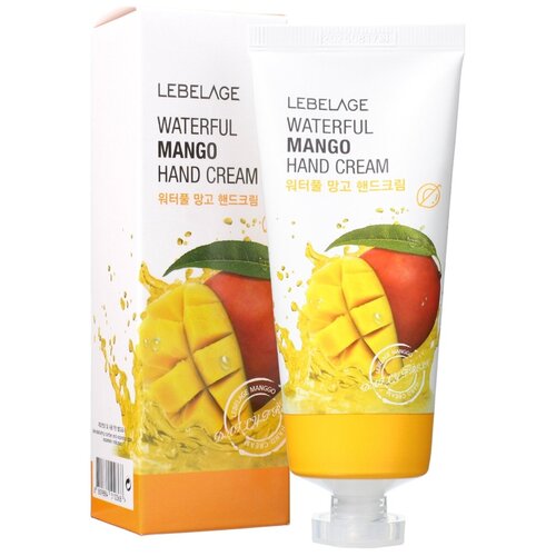 Lebelage Waterful Mango Hand Cream Крем для рук с экстрактом манго, 100 мл уход за руками lebelage крем для рук с манго увлажняющий waterful mango hand cream