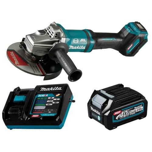 Шлифмашина угловая аккумуляторная 40В XGT 180мм Li-Ion 1x2Ач Makita GA037GA101 4720000₽
