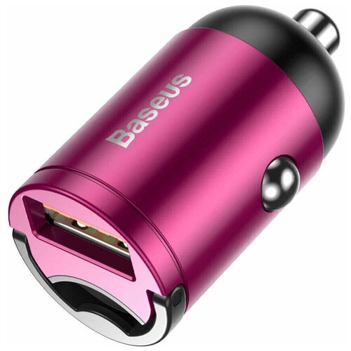 фото Автомобильное зарядное устройство vchx- a04 baseus tiny star mini quick charge car charger usb port 30w розовый