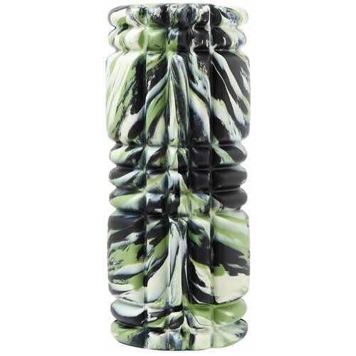 Ролик массажный FA-508 EVAPP низкая жесткость 33x14 cм зеленый камуфляжоранжевый 952₽