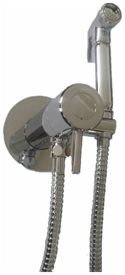 фото Гигиенический душ скрытого монтажа с термостатом Ganzer Termo GZ42501 хром