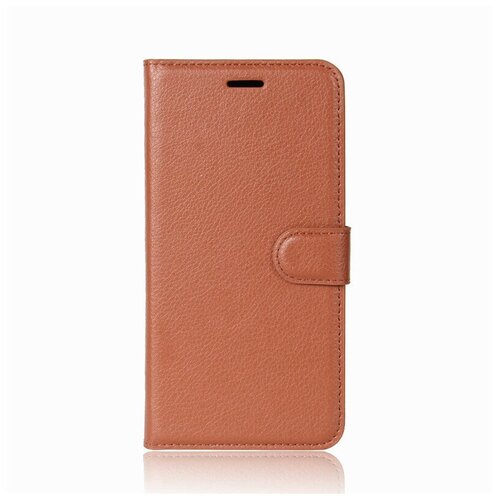 фото Чехол-книжка mypads для motorola moto g5s plus 5.5 с мульти-подставкой застёжкой и визитницей коричневый