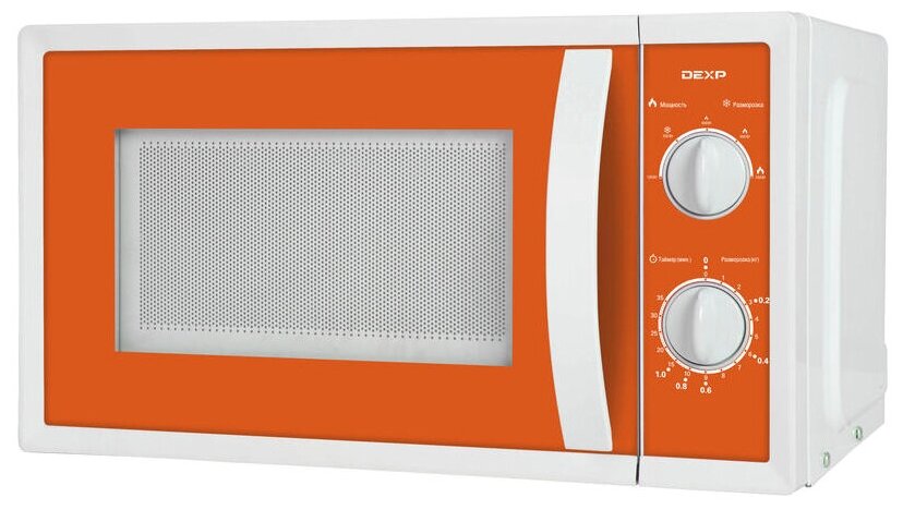Микроволновая печь DEXP MC-OR белый, оранжевый