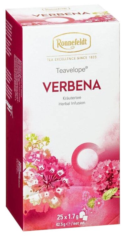 Ronnefeldt Teavelope Verbena травяной чай 25 пак