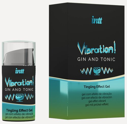 Изображение товара Увлажняющий гель Жидкий вибратор Gin & Tonic, 15 мл