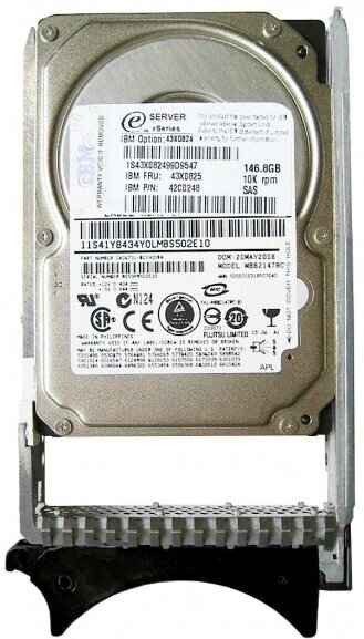 Жесткий диск IBM 43X0825 146Gb 10000 SAS 2,5" HDD