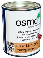 Osmo Масло с твердым воском цветное, Osmo 3067 Hartwachs-Ol Farbig, 125 мл, светло-серое