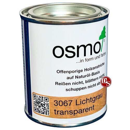 Osmo Масло с твердым воском цветное, Osmo 3067 Hartwachs-Ol Farbig, 125 мл, светло-серое