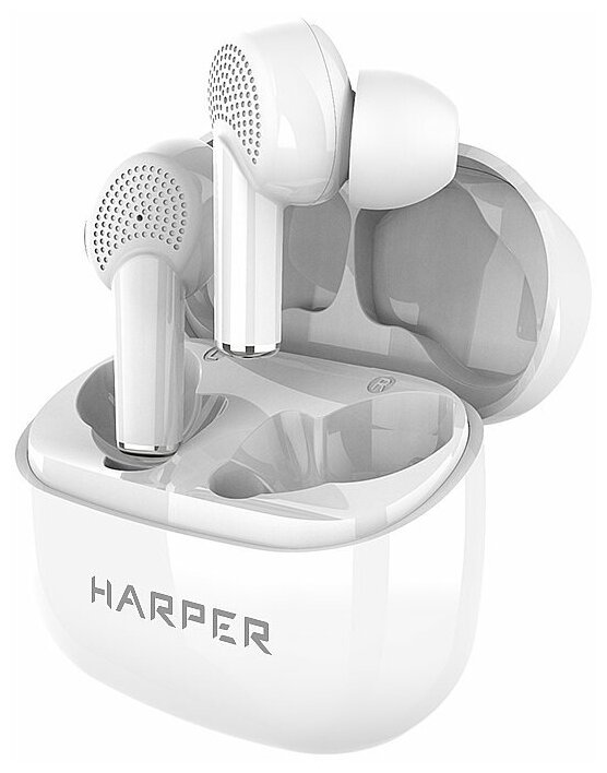 Беспроводные True Wireless наушники с ENC HARPER HB-527 Белый