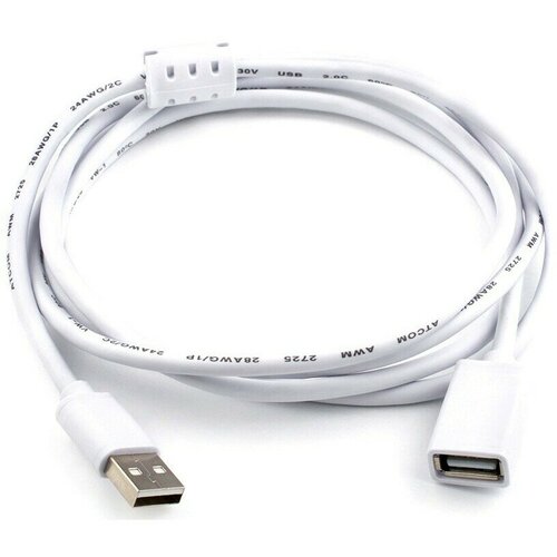 Кабель удлинительный USB A (M) - USB A (F), 1.8м, ATCOM (AT3789) кабель удлинитель ningbo usb a m usb a f 3 м ферритовые кольца