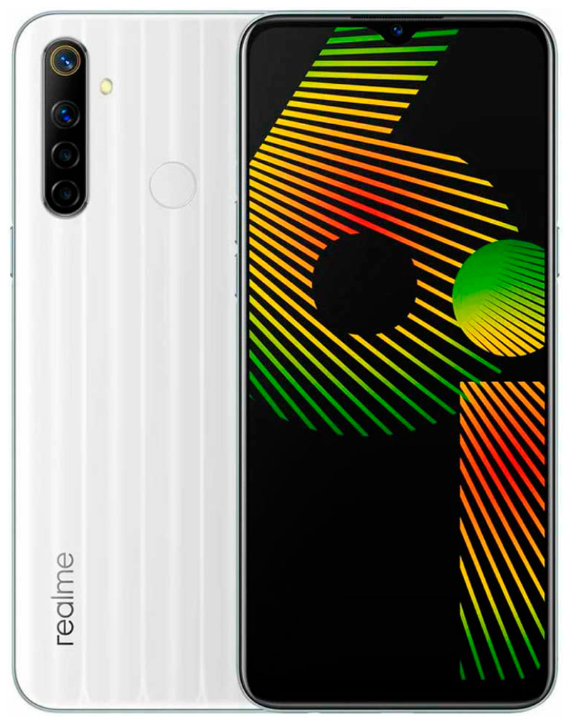 Смартфон realme 6i 4/128 ГБ, Dual nano SIM, белое молоко