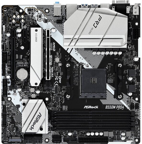 Материнская плата ASRock B550M Pro4