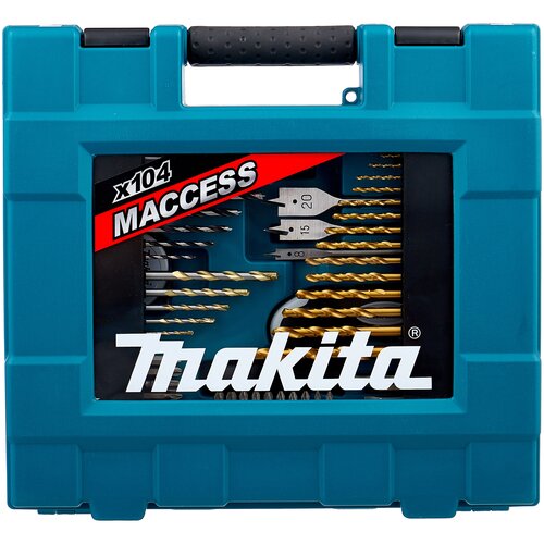 фото Набор инструментов makita d-31778, 104 предм., серый