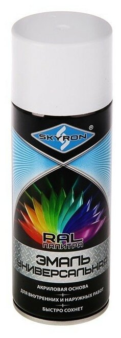 Краска-спрей Элтранс SKYRON RAL9003 белая матовая 520мл