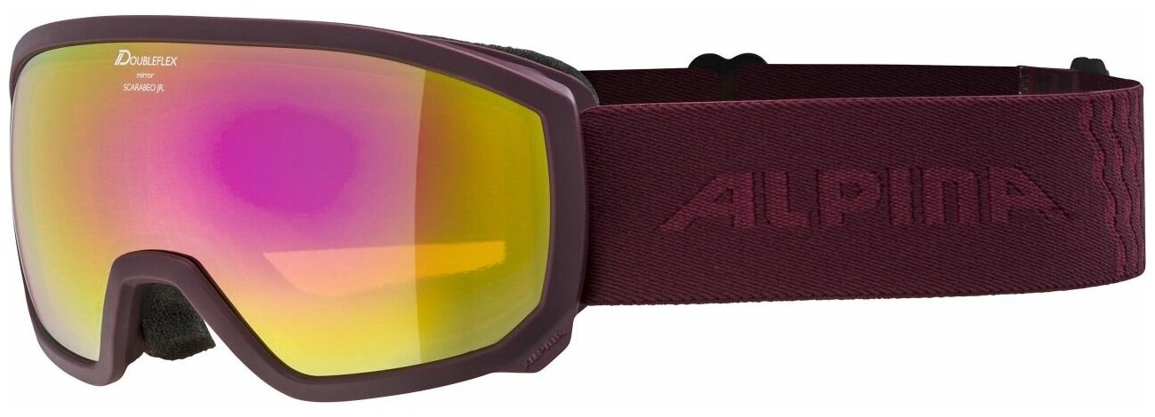   Alpina 2021-22 Scarabeo Jr. HM Cassis/Pink Sph.