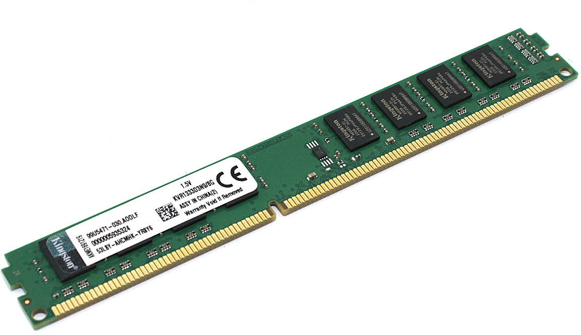 Модуль памяти Kingston DIMM DDR3 8ГБ 1333МГц PC3-10600