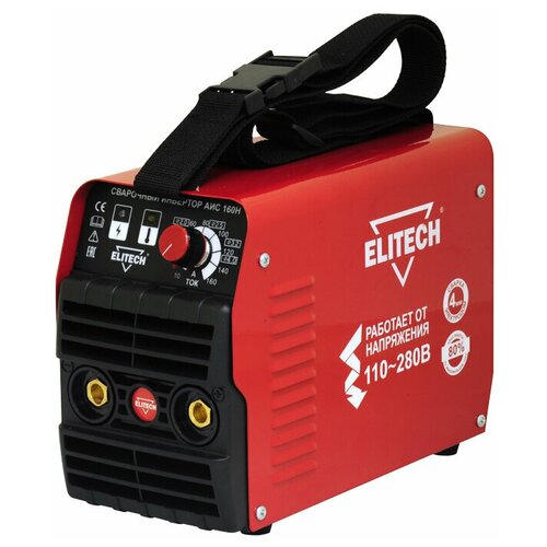 Сварочный аппарат инверторного типа ELITECH АИС 160Н TIG MMA 965000₽