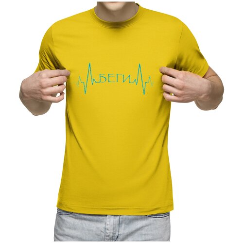 фото Футболка us basic, размер m, желтый