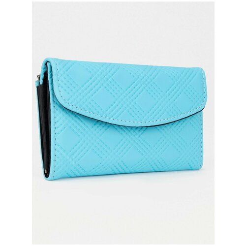 фото Буть первым кошелёк на кнопке, цвет голубой recom