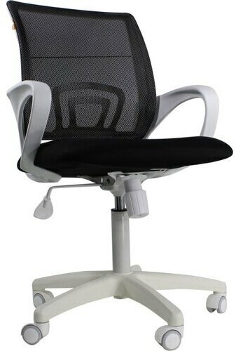 Кресло офисное Chairman 696 Россия белый пластик TW-11/TW-01 черный