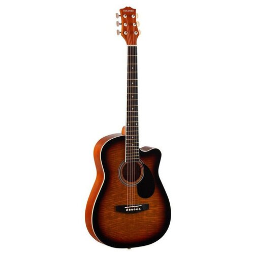 акустическая гитара colombo lf 3801 n Акустическая гитара Colombo LF-3800CT SB санберст sunburst