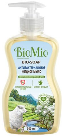 БиоМио (BioMio) Bio-Soap Жидкое мыло антибактериальное с эф маслом чайного дерева 300 мл 1 шт