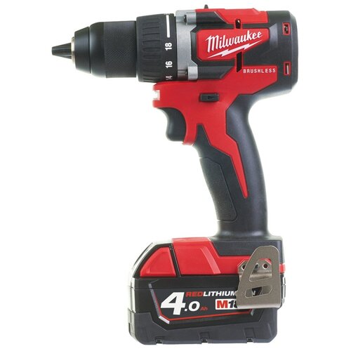 Аккумуляторная дрель-шуруповерт Milwaukee M18 CBLDD-402C узел подачи воды м18 м22 для дрели milwaukee exla