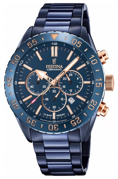 Наручные часы FESTINA Ceramic 20575, синий